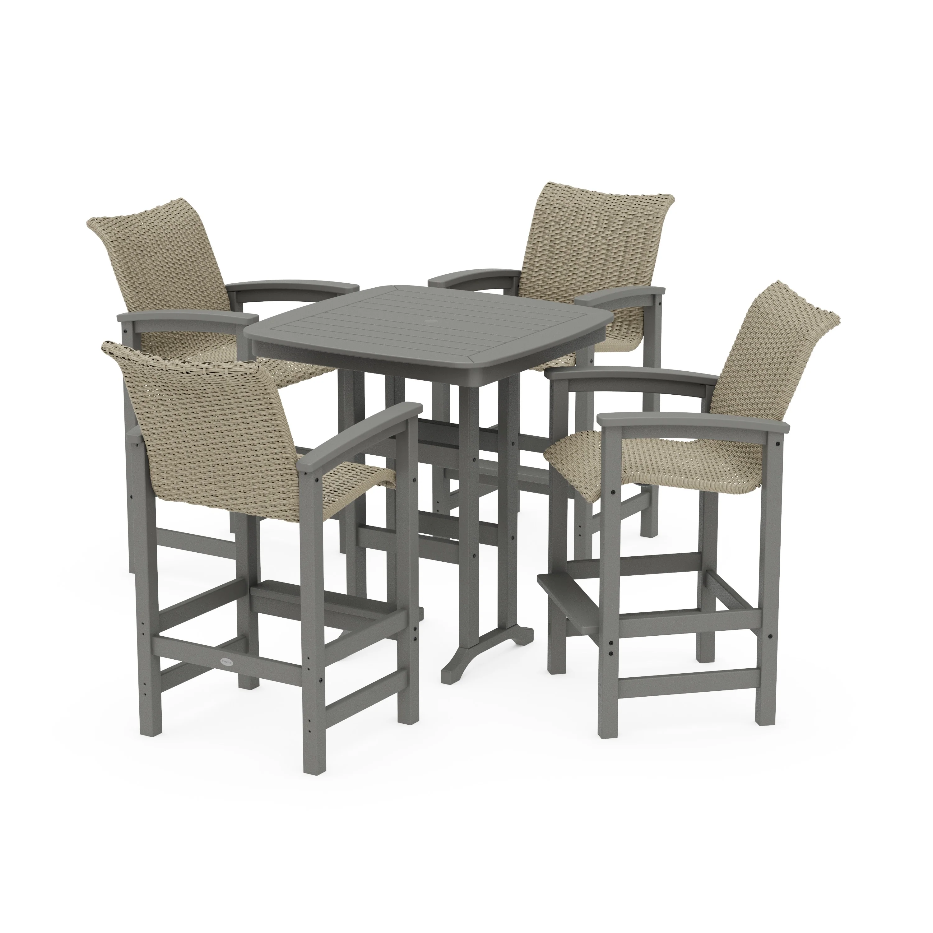 Coastal Woven 5-Piece Bar Set