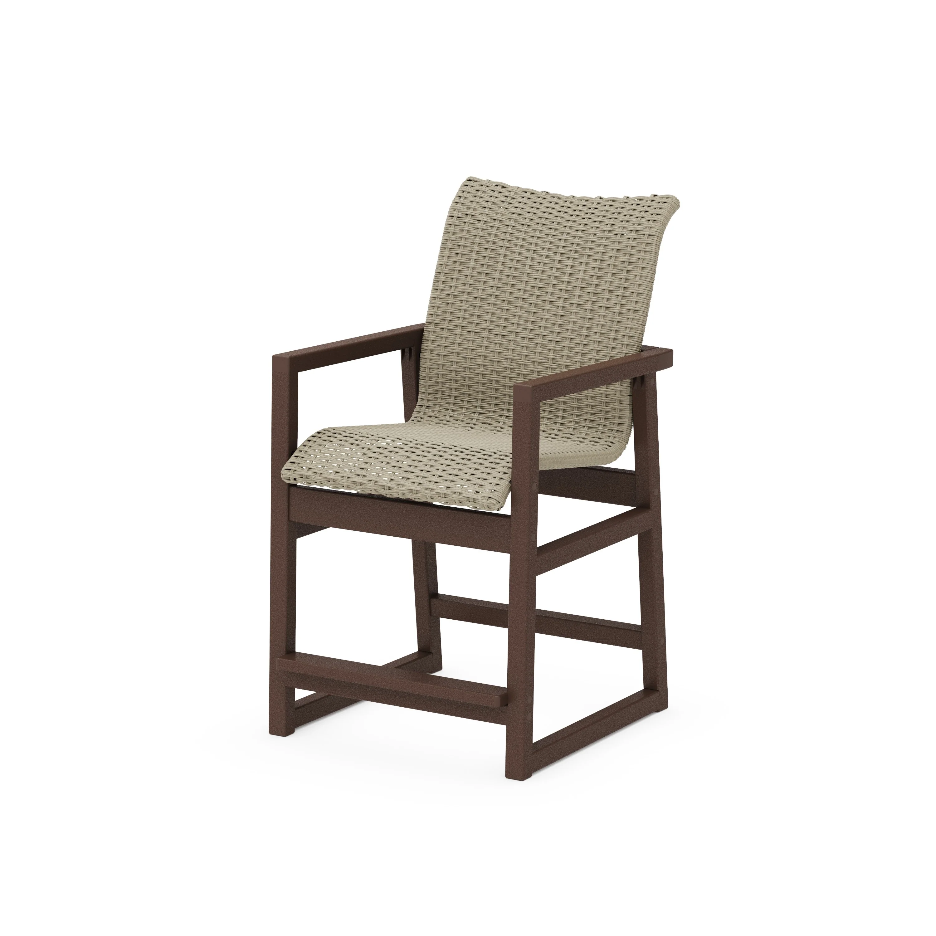 EDGE Woven Counter Arm Chair