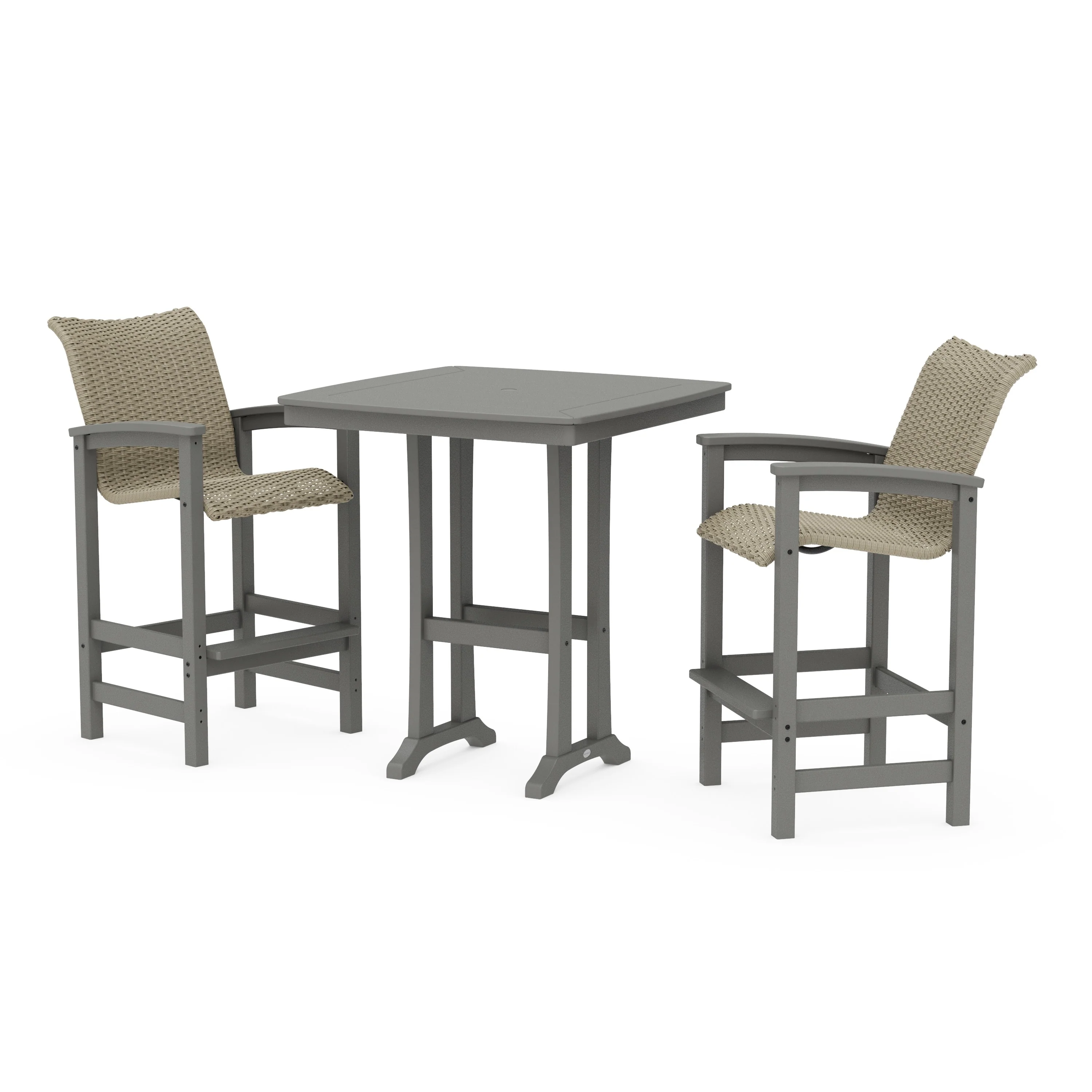 Coastal Woven 3-Piece Bar Set