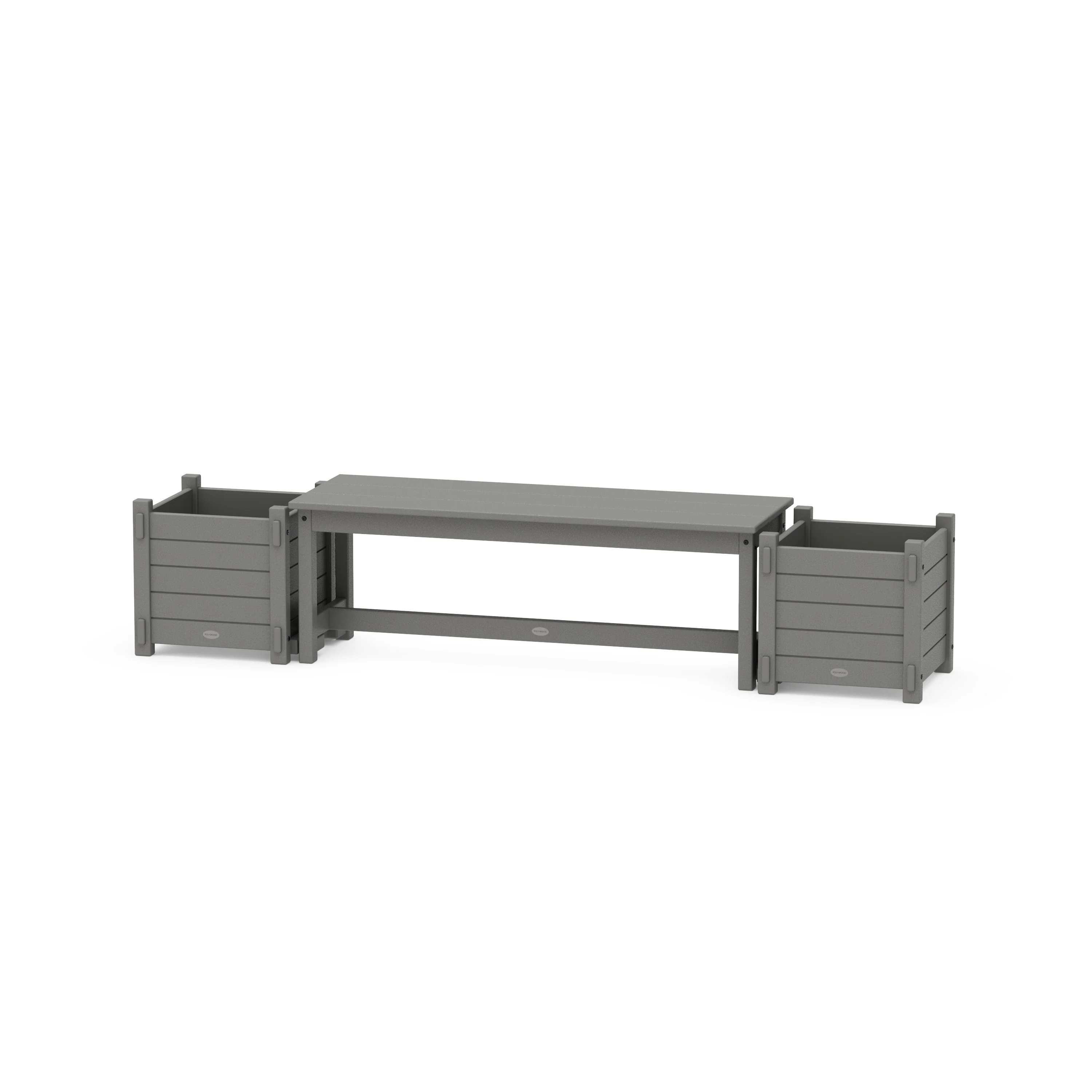 48 Nautical Straight Planter Bench Set