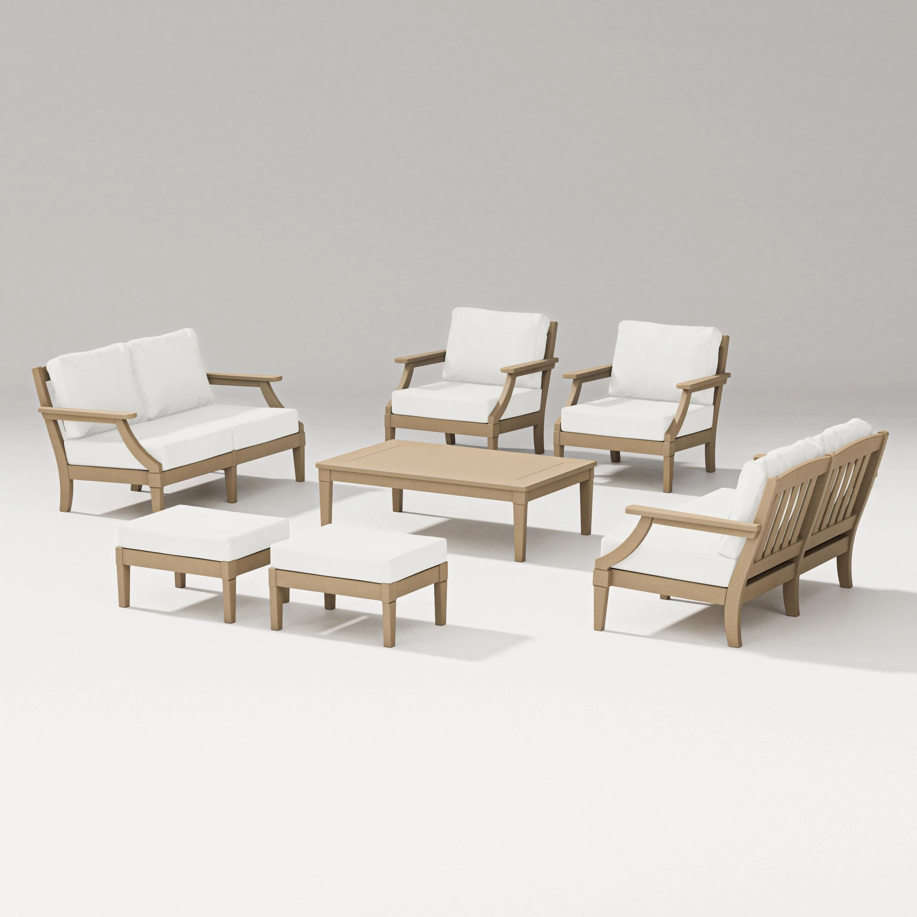 Estate 7-Piece Lounge Loveseat Set