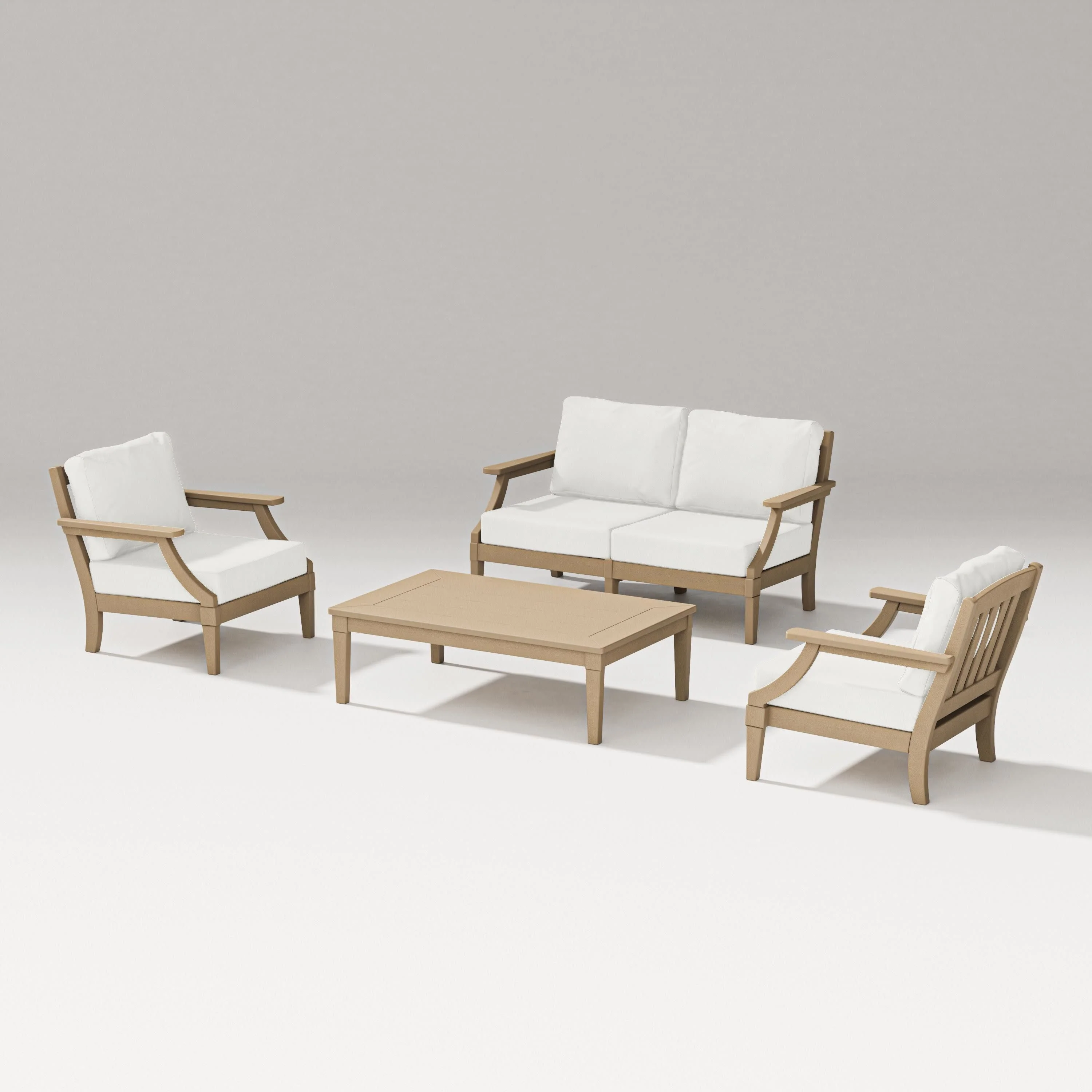 Estate Lounge 4-Piece Loveseat Set
