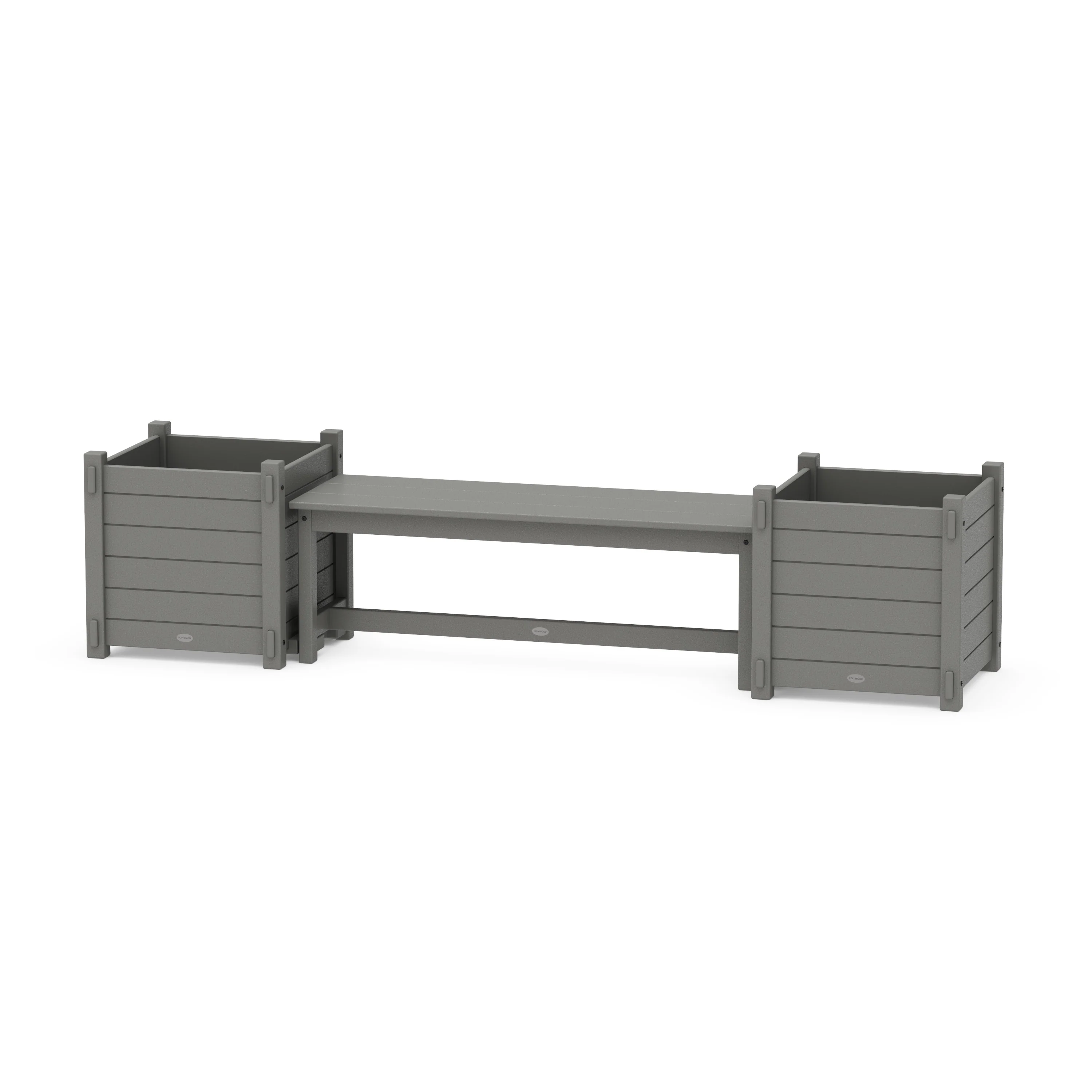 48 Nautical Straight Planter Bench Set - Large