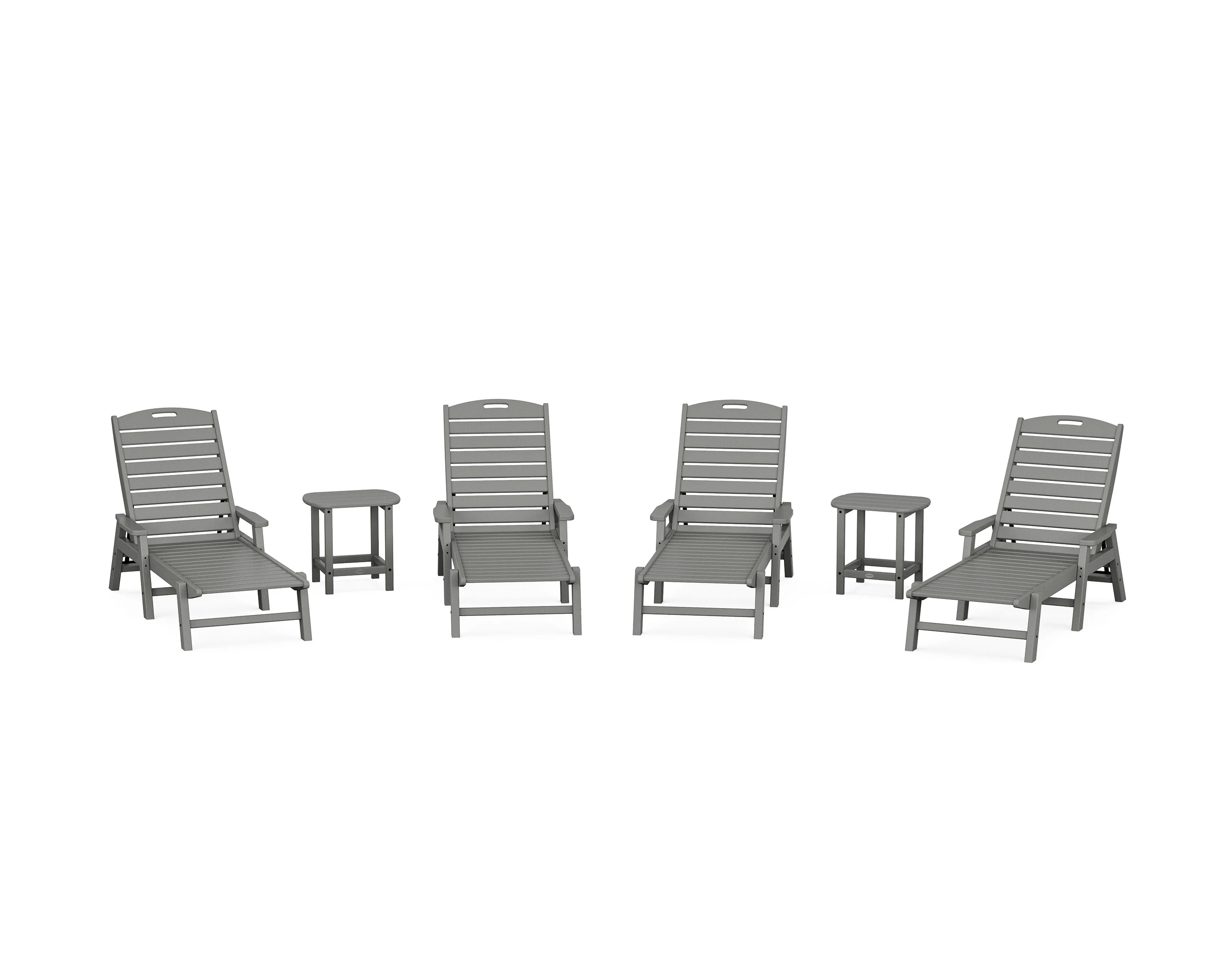 Nautical Chaise 6-Piece Set with Arms