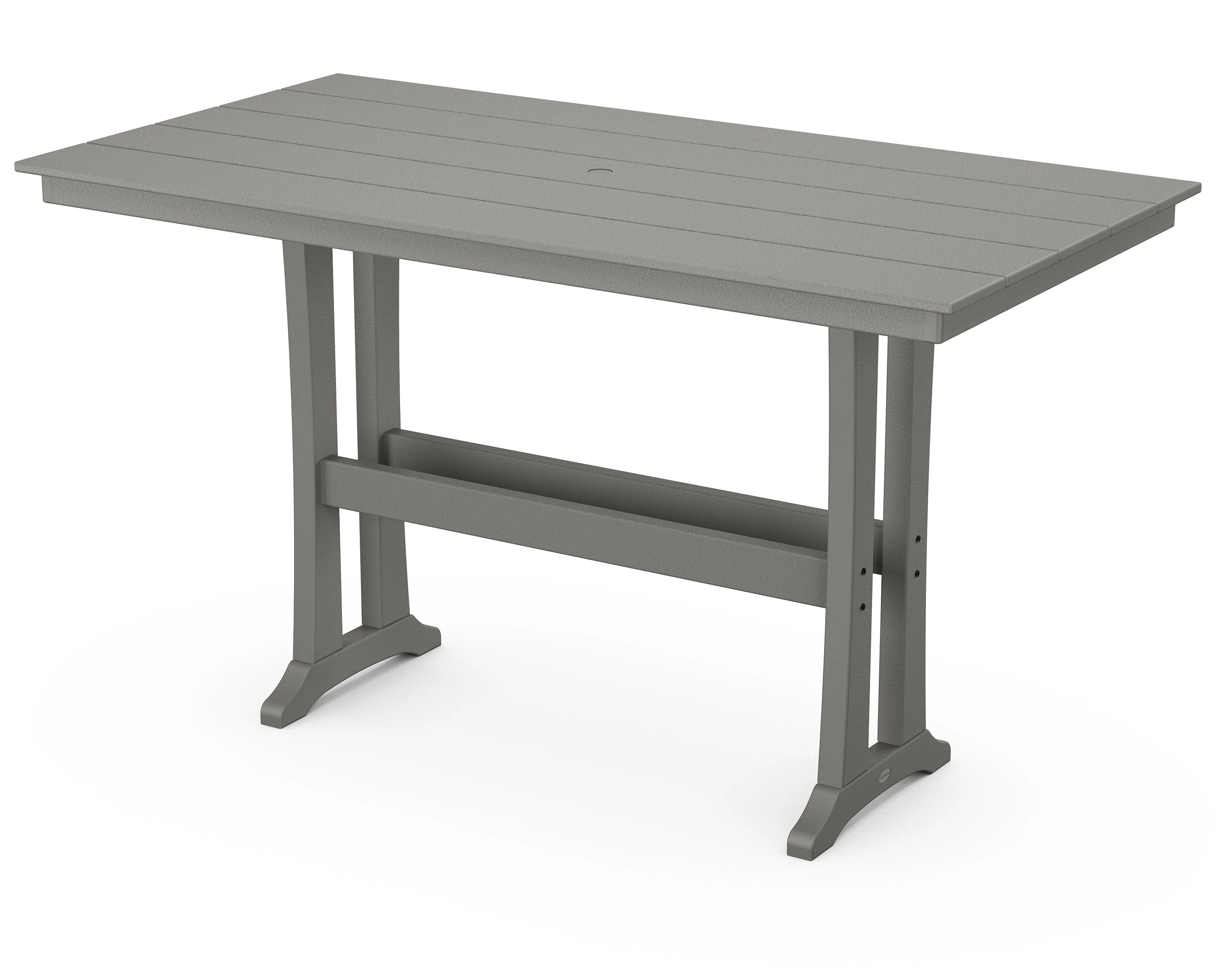 Farmhouse Trestle 37 x 72 Bar Table
