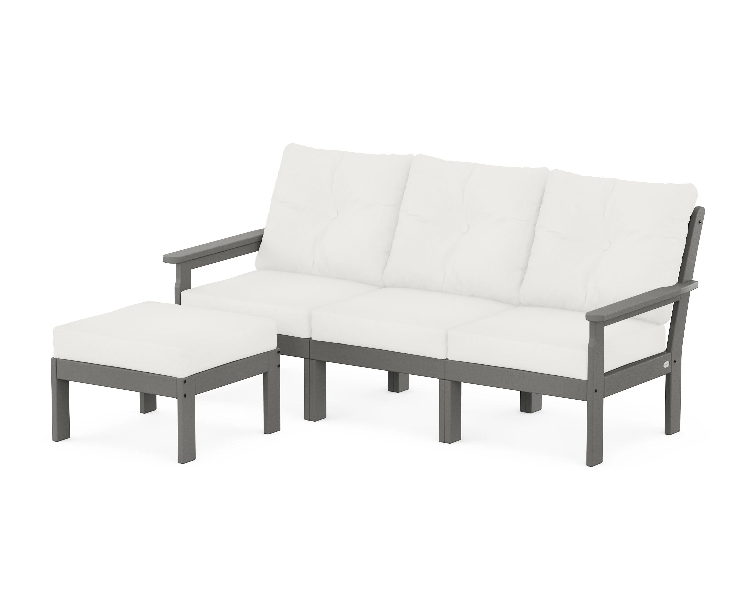 Vineyard 4-Piece Sectional with Ottoman
