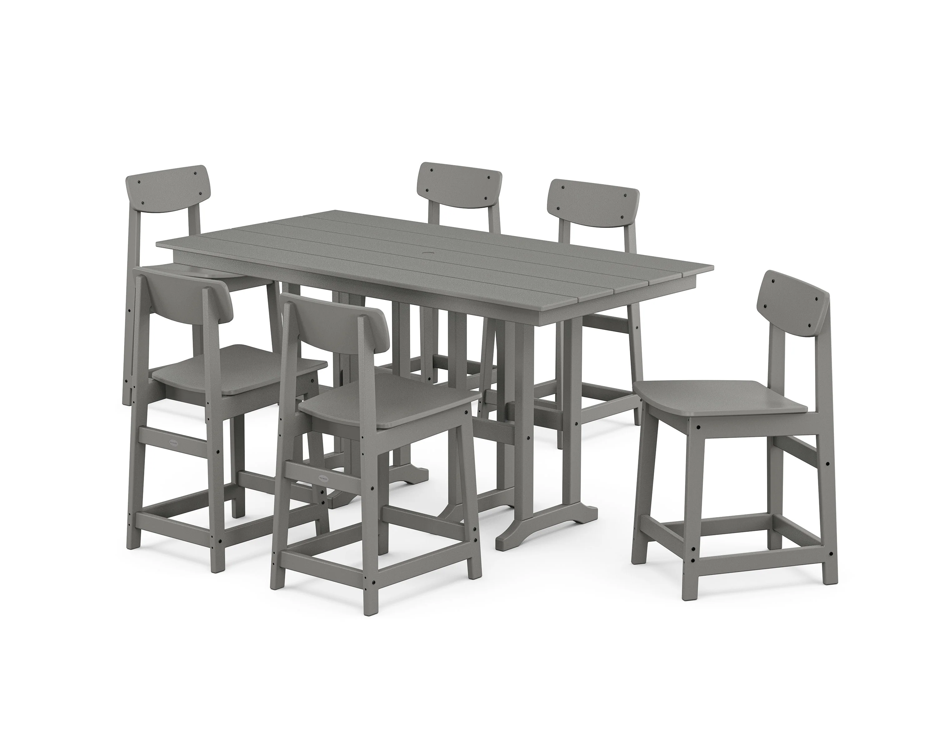 Modern Studio Urban Counter Chair 7-Piece Set