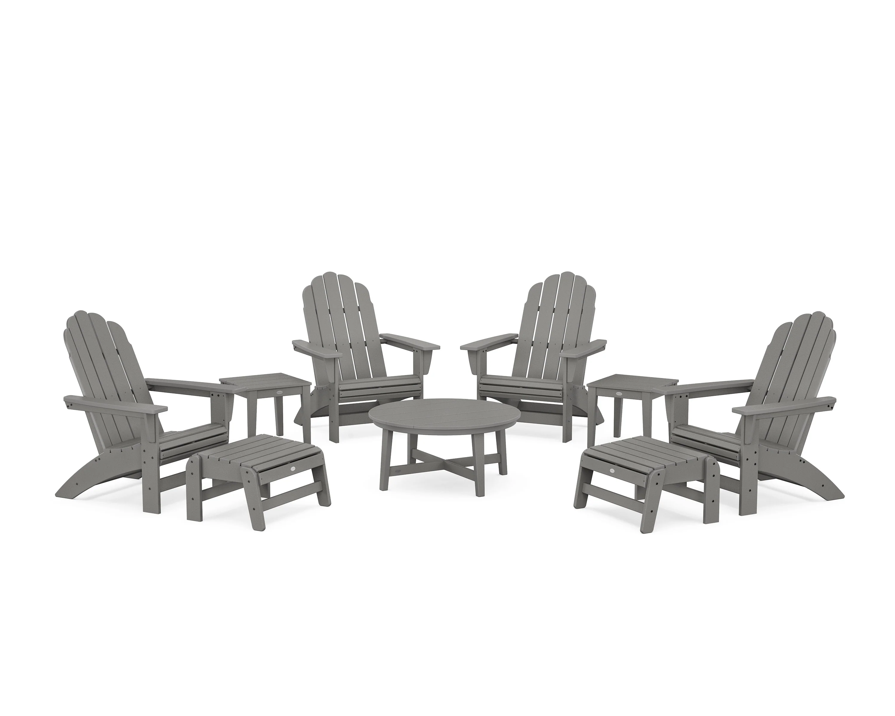 Vineyard Grand Adirondack 9-Piece Conversation Set